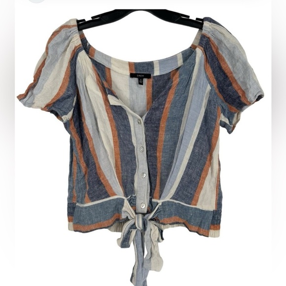 NWT Anthropologie Drew Linen Blend Top Size XS - Picture 6 of 9